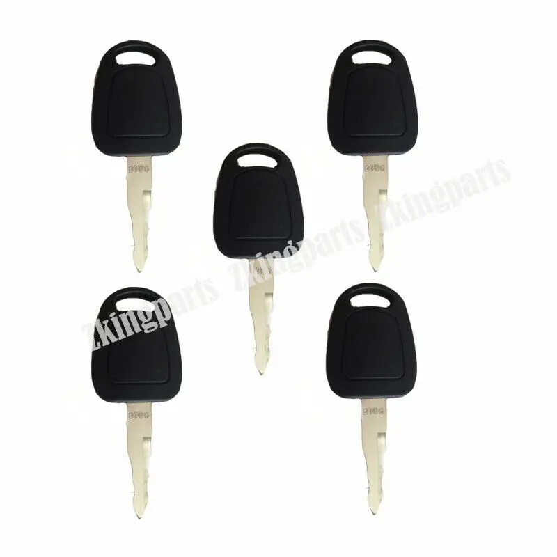 Heavy Equipment Keys - 5 stuks bouwmachine contactsleutel D100 geschikt