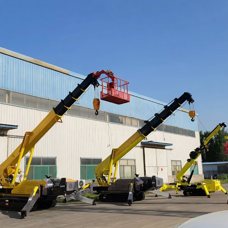 Compact Crawler Boom Lift - Heetverkopende rupskraan met telescopische giek, zware