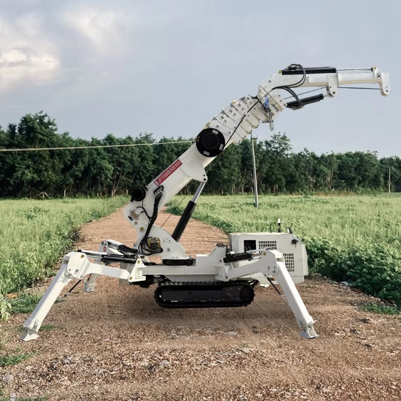 Compact Crawler Boom Lift - Compacte Mini Spinnenkraan 1,5 Ton Hefcapaciteit