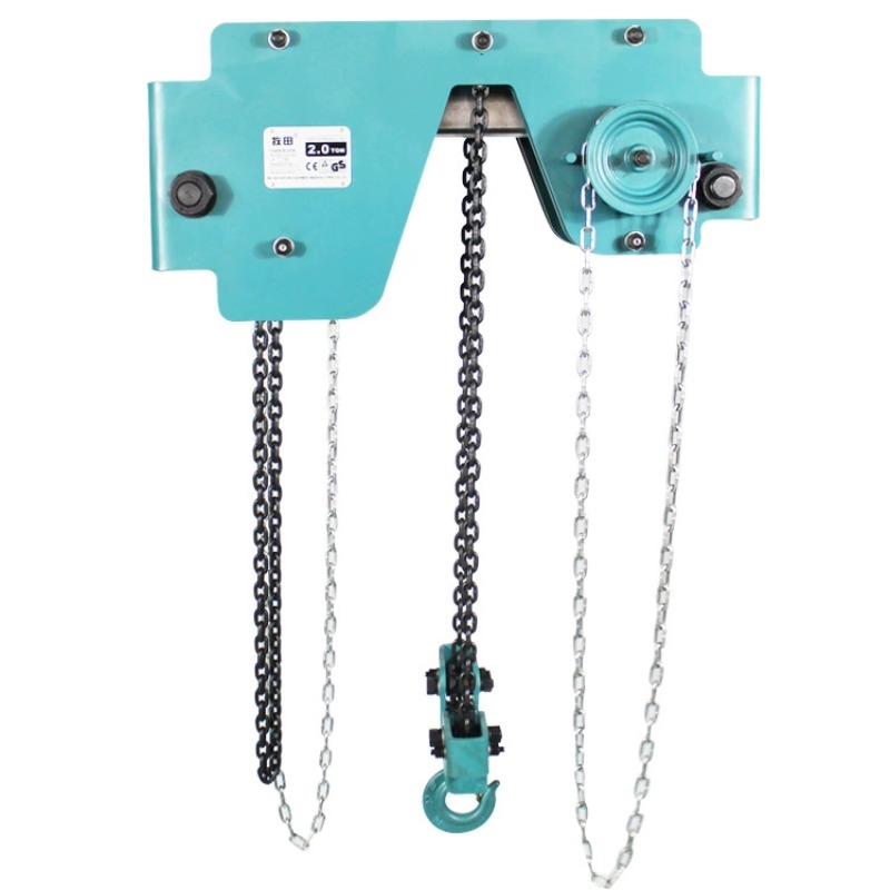 Heavy Equipment Lift - Handlier met dubbele ketting, lage hefhoogte,