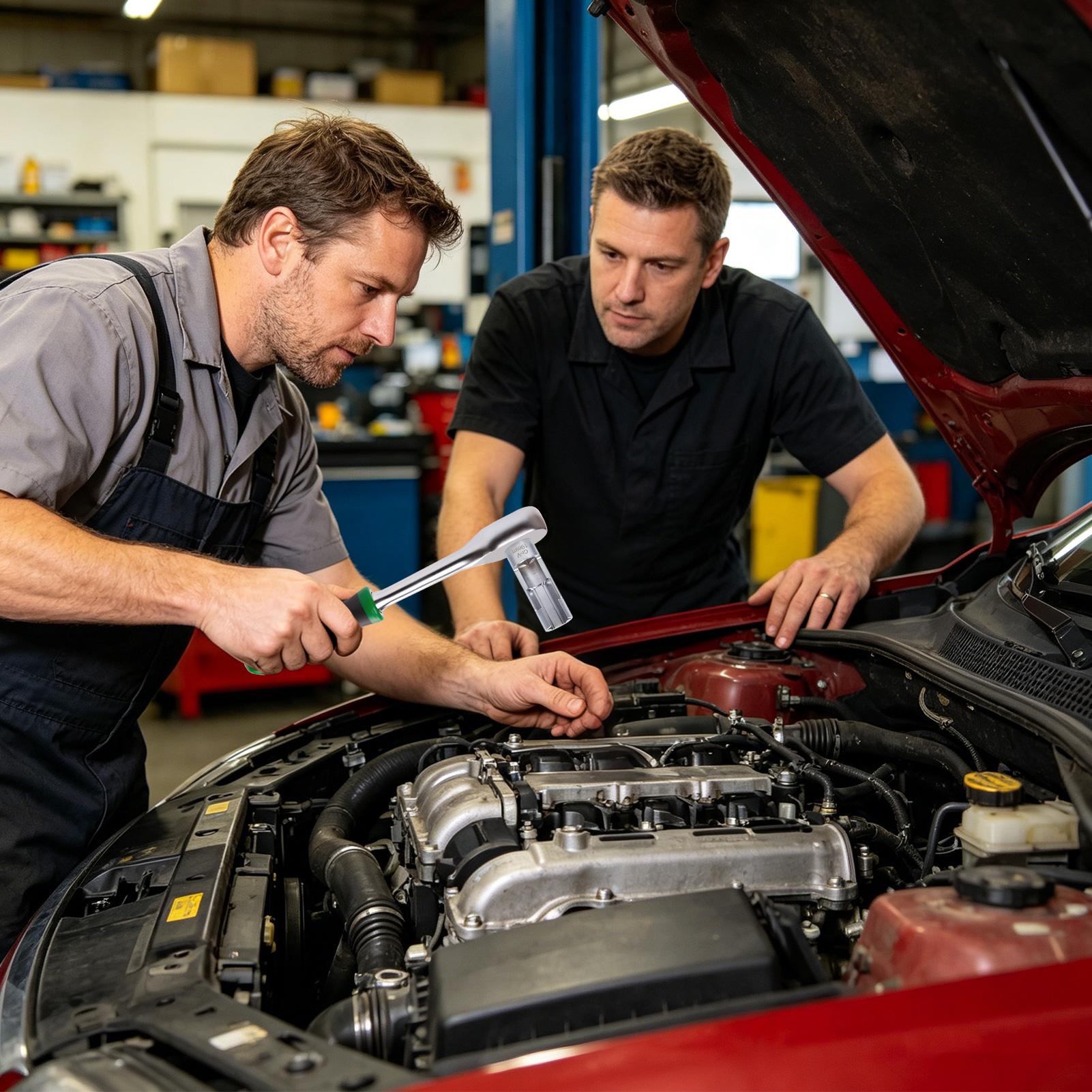 Heavy Equipment Technician - Motorolieleidingbus, zwaar uitgevoerd, veilig passende uitrusting,