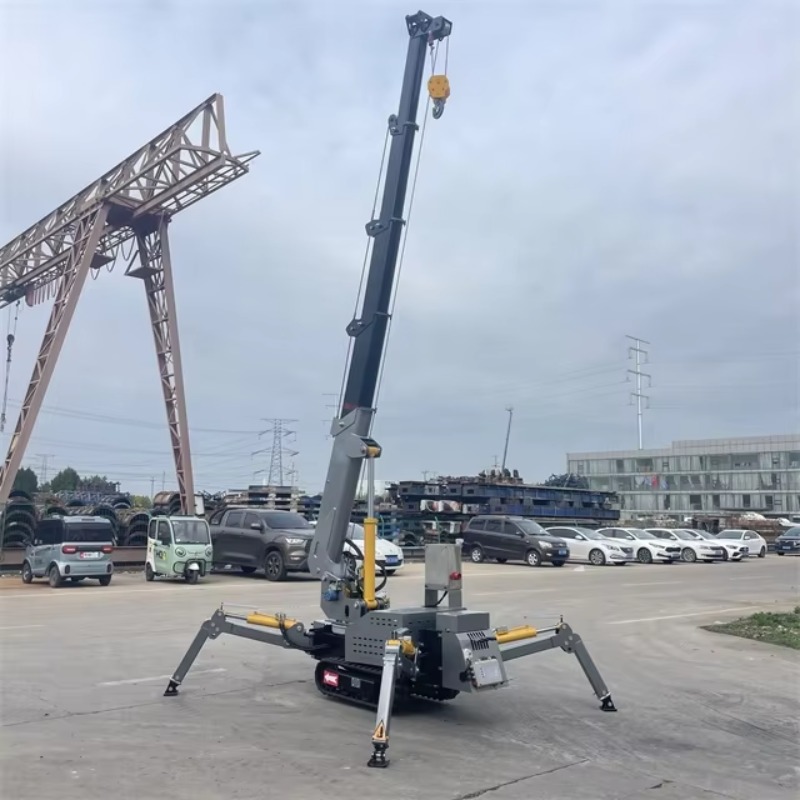 Heavy Equipment Lift - Compacte Mini Spinnenkraan Hydraulische Elektrische Afstandsbediening