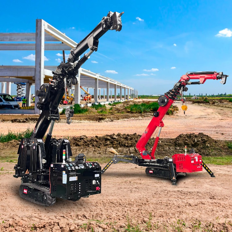 Heavy Equipment Lift - Compacte Mini Spinnenkraan Hydraulische Elektrische Afstandsbediening