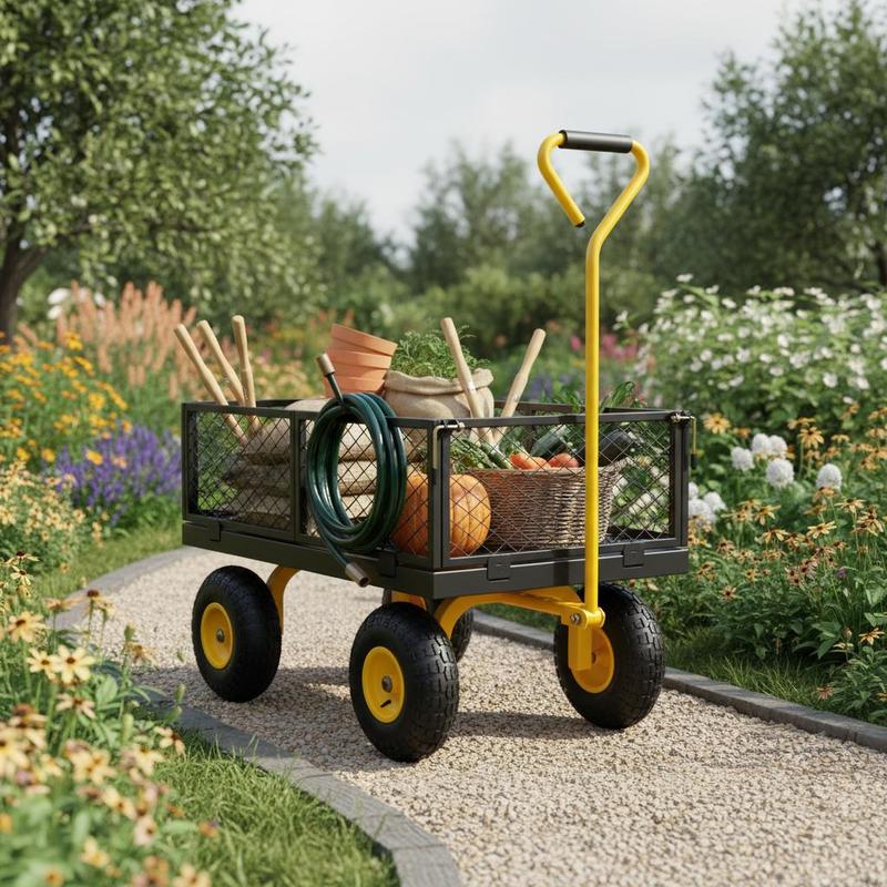 Stalen tuinwagen 900 lbs voor  - Heavy Equipment Working recensie en prijs