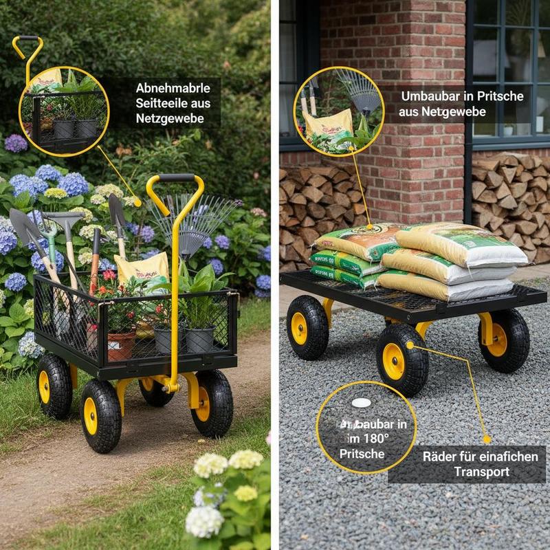 Stalen tuinwagen 900 lbs voor  - Heavy Equipment Working recensie en prijs