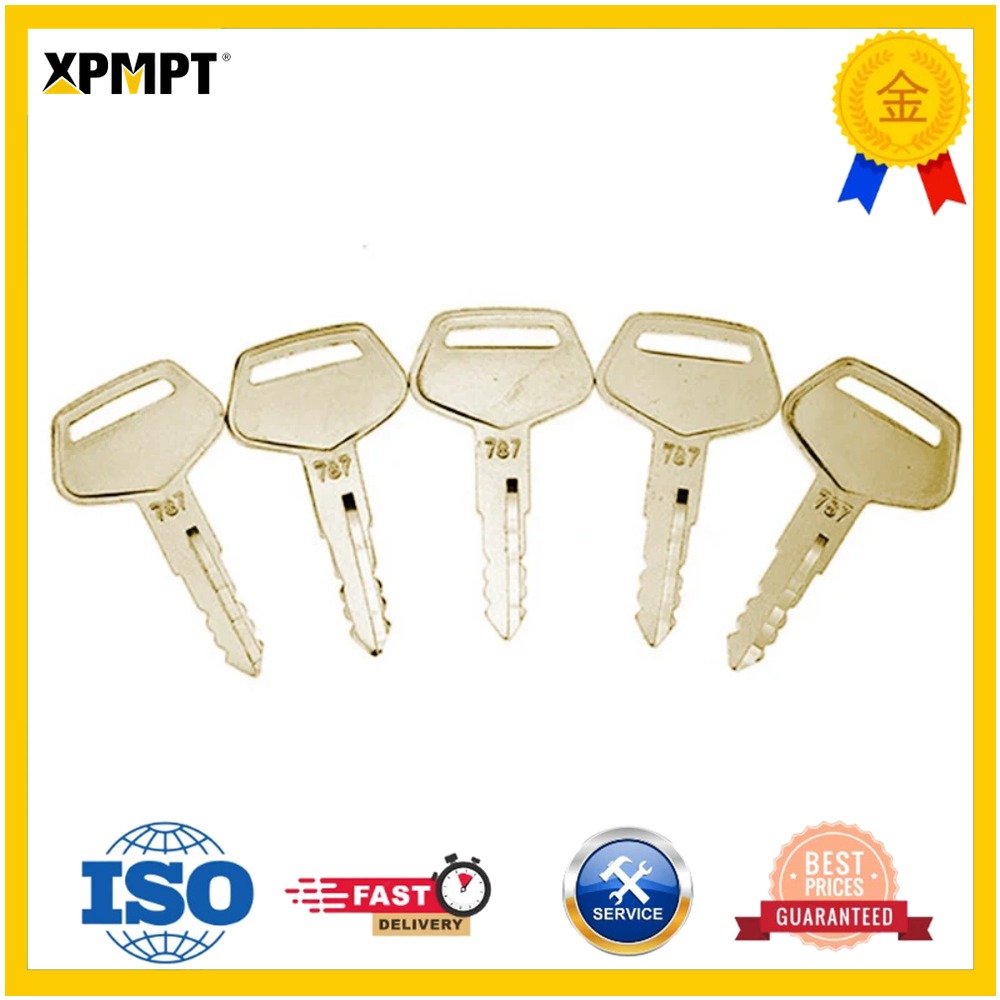5x sleutels 787 voor Komatsu z - Heavy Equipment Keys recensie en prijs