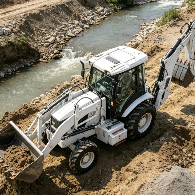 Industriële graafmachine met 4 - Heavy Equipment Working recensie en prijs