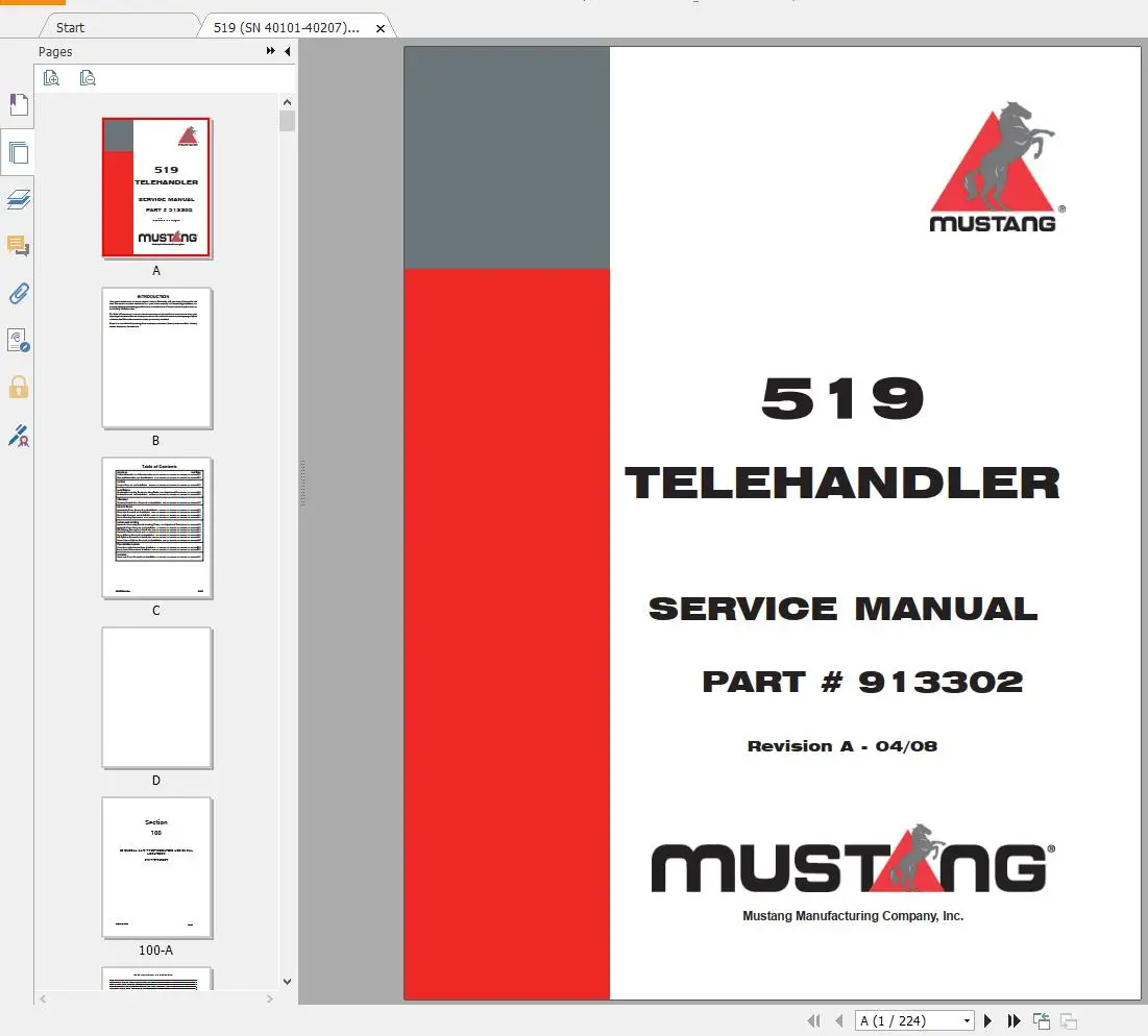 AutoDVD Mustang Machinery Heav - Heavy Equipment Manual recensie en prijs