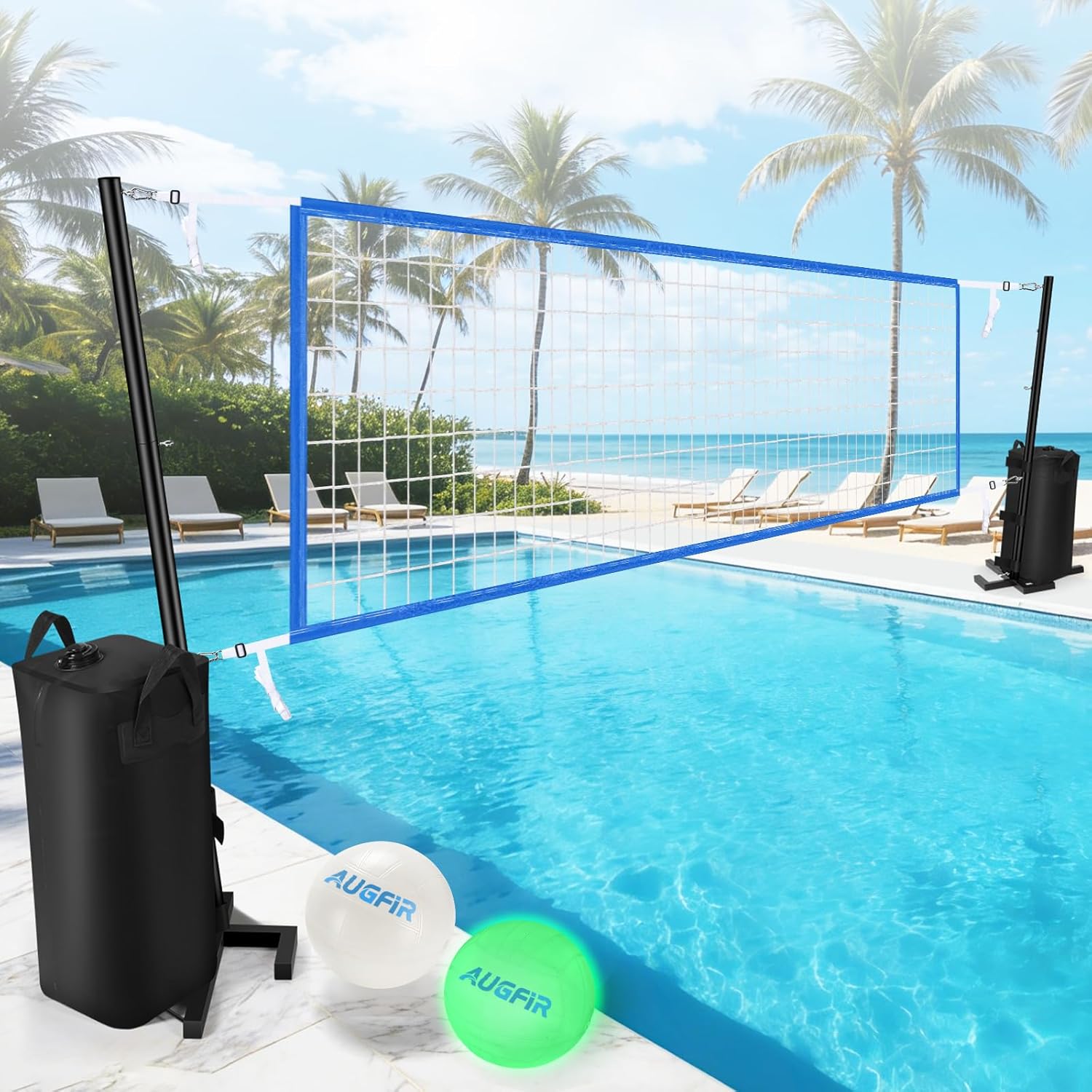 Robuuste poolvolleybalnetset v - Heavy Equipment Game recensie en prijs
