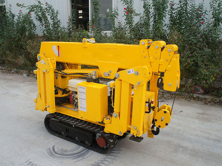 Compacte hijsmateriaal mini ru - Compact Crawler Boom Lift recensie en prijs