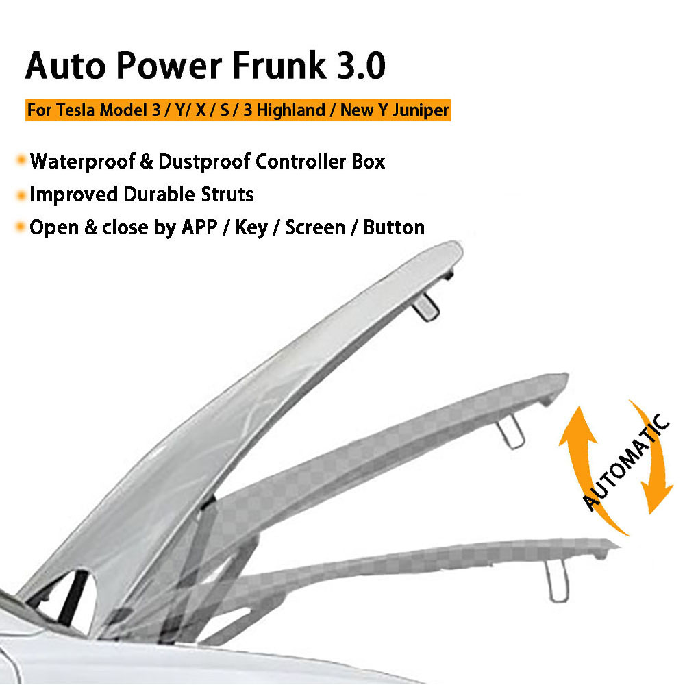 Auto Power Frunk 3.0 voor Tesl - Heavy Equipment Lift recensie en prijs