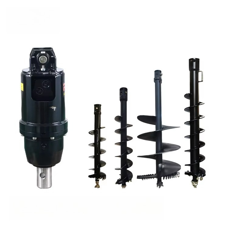 Hydraulische boor-aandrijving  - Mini Bulldozer Attachments recensie en prijs