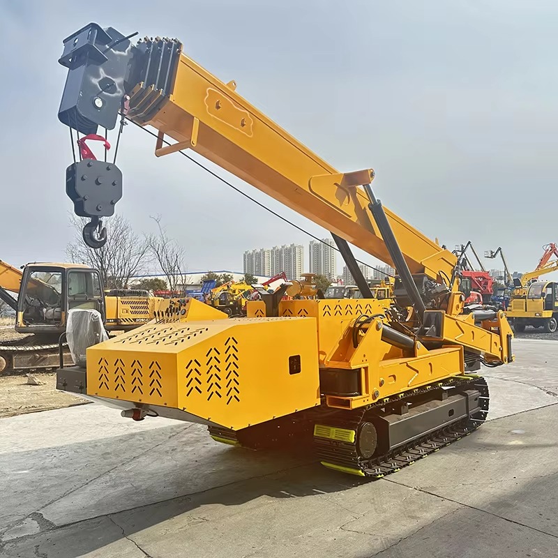 8 ton zware hijskraan met 16m  - Compact Crawler Boom Lift recensie en prijs