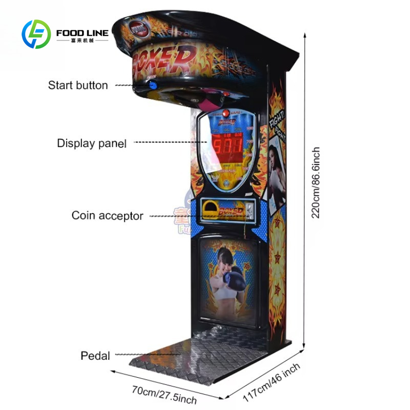 Commerciële arcade boksautomaa - Heavy Equipment Game recensie en prijs